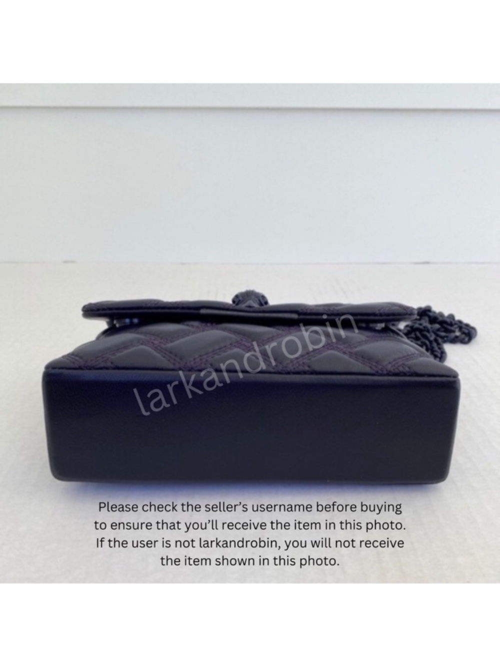 NEW Kurt Geiger Leather Mini Kensington Drench Bag Purple - Picture 6 of 11